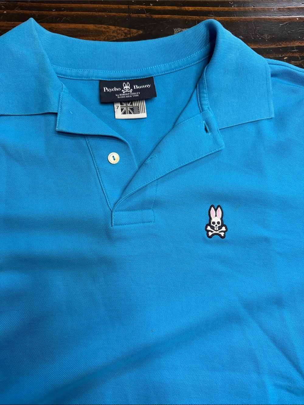 Psycho Bunny Blue Polo Shirt
